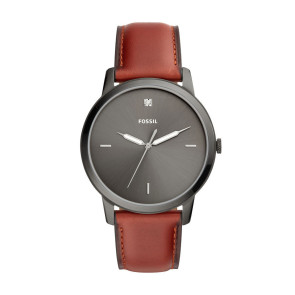 Watch strap Fossil FS5479 Leather Brown 22mm